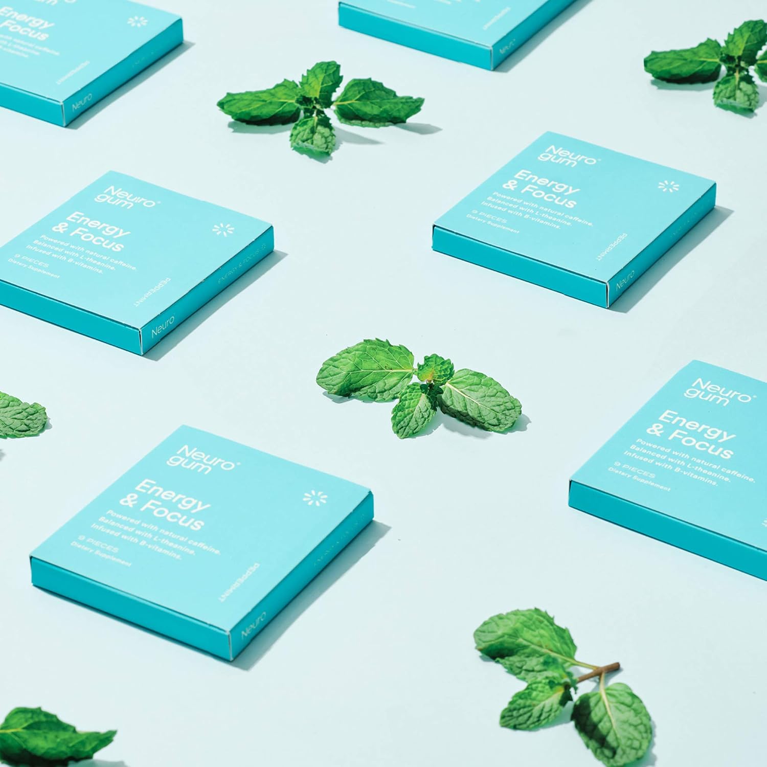 Minty Focus Gum Energy Boost