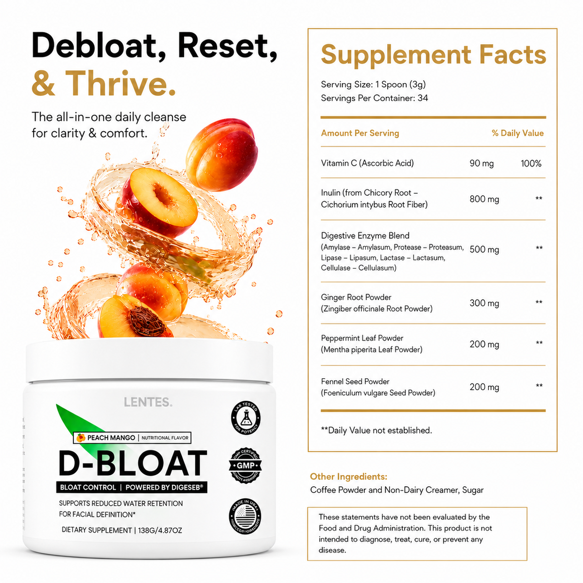 Debloat Powder