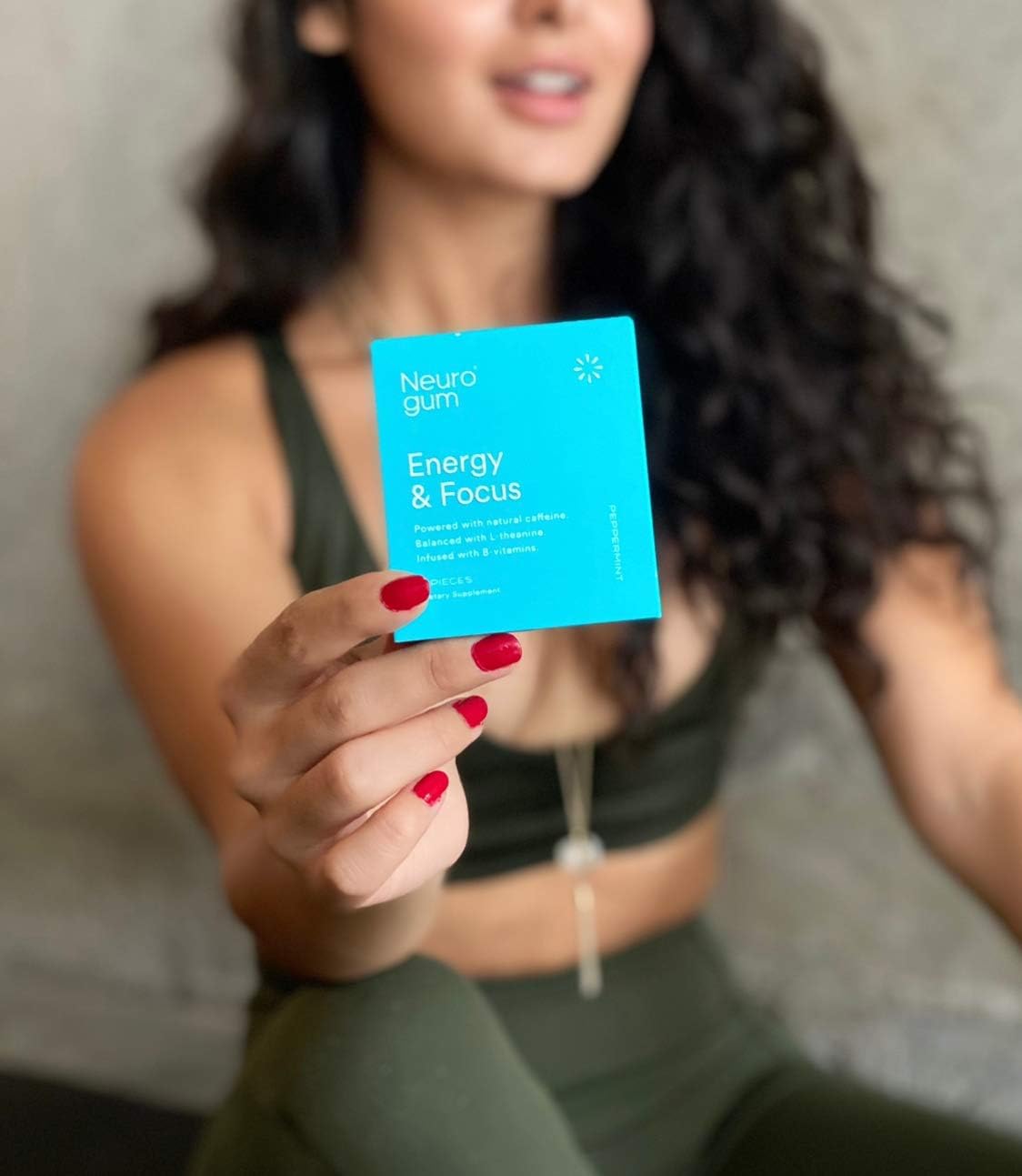 Minty Focus Gum Energy Boost